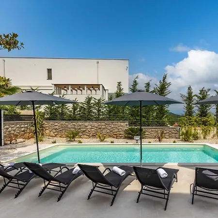 Villa Adriatic, Apartment Chiara With Sea View And Heated Swimming Pool, Free Private Parking, Icici Exterior photo
